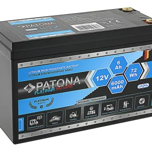 Gleich Bestellen 12V Akku LiFePO4 Lithium 12V 6Ah Abm 151x65x94mm M4 Schraubkontakt
