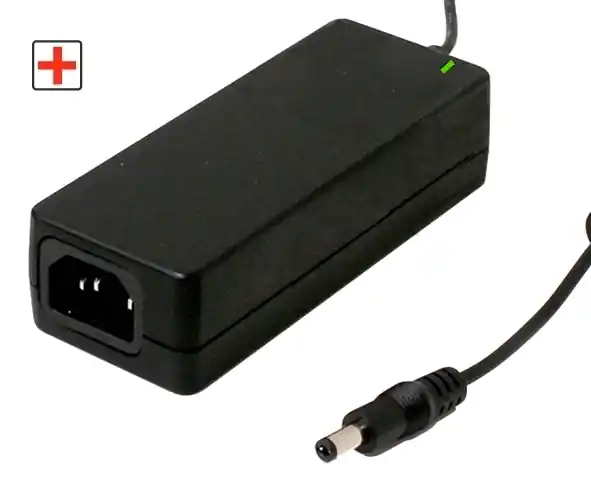 Neu Im Sortiment 12V Netzteil 12V 60W 5A Stecker 5,5x2,1mm mit medizinischer Zulassung Medical