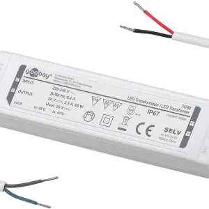 24V LED Netzteil 24V 60W 2,5A IP67 Indoor Oudoor SELV MM-Zeichen Finale Aktion