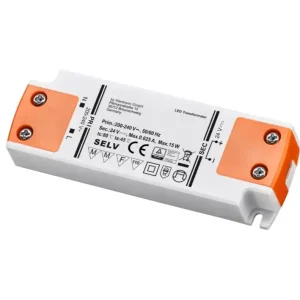 24V LED Trafo 230V bis 15Watt LED Konverter SELV Superflach Expressversand