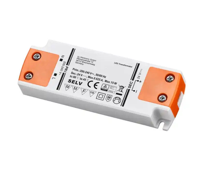 24V LED Trafo 230V bis 15Watt LED Konverter SELV Superflach Expressversand