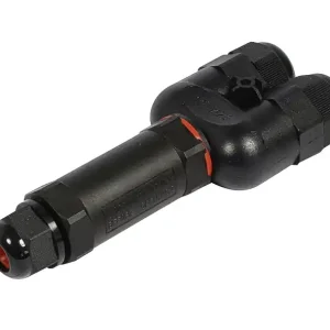 Exklusiv 3fach Verteiler wasserdichter Kabelverbinder 3pol IP68 Garten Aussenbereich Erdreich
