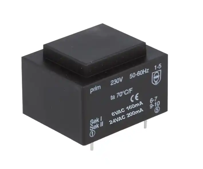 Direkt Vom Hersteller 24V+6V Trafo 24VAC 200mA 6VAC 160mA Platinentrafo 5,8VA mit Lötstifte