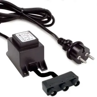 24VAC Trafo 24V 150VA wetterfest 230Vac auf 24Vac 6A mit 3-fach Verteiler Original