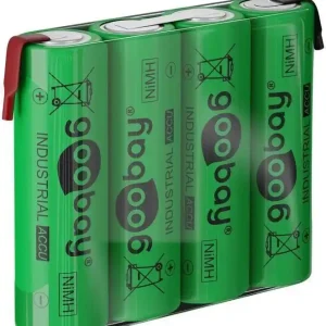 Neu 4,8V Akku 2100mAh NiMH AA Mignon mit Lötfahnen