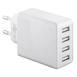 4-fach USB Netzteil für Handy Smartphones Tablets max 30W Ladeleistung Kracherpreis