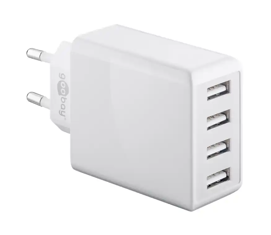 4-fach USB Netzteil für Handy Smartphones Tablets max 30W Ladeleistung Kracherpreis