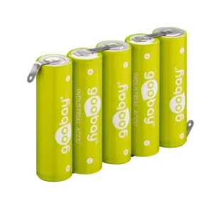 6V Akku 2100mAh NiMH AA Mignon mit Lötfahnen 74x52x15mm Gleich Bestellen