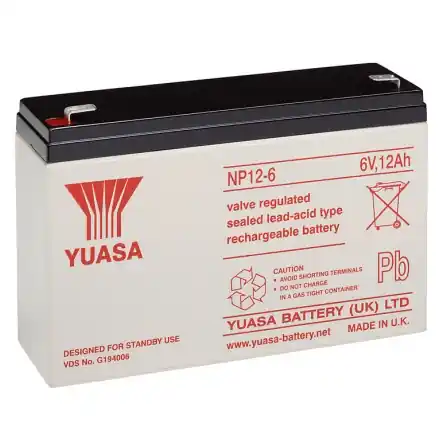 Kostenloser Versand 6V Bleiakku 6V 12Ah NP12-6 151x50x97mm wartungsfrei VDS