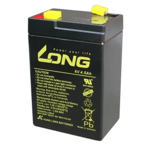 Limited Edition 6Volt Bleiakku 6V 4,5Ah Long Abm 70x47x100mm typischer Einsatz in Kinderfahrzeugen aller Art