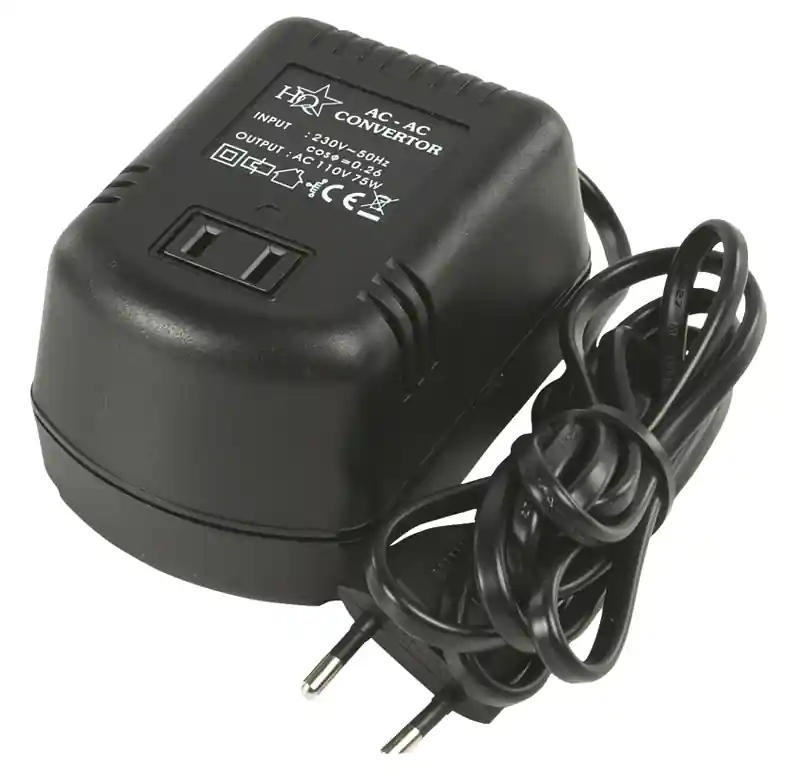 Schneller Versand 75W Konverter 230V auf 115V Spannungswandler USA Dose