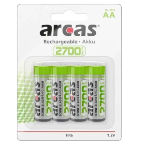 AA Mignon Akku 2700mA NiMH 4er Pack Mega-Angebot