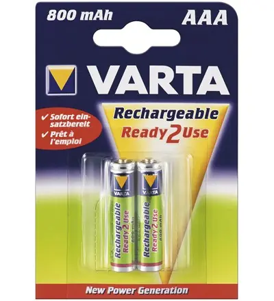 Neuheit AAA 800mA Micro Akku 2er Pack Ersatzakku für Funktelefon und andere Geräte