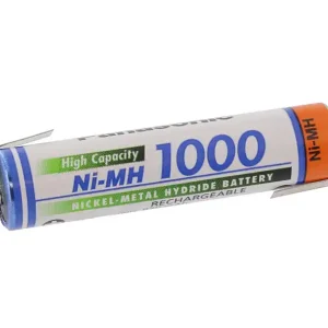 Must-Have AAA Micro Akku 1000mAh NiMH mit Lötfahne