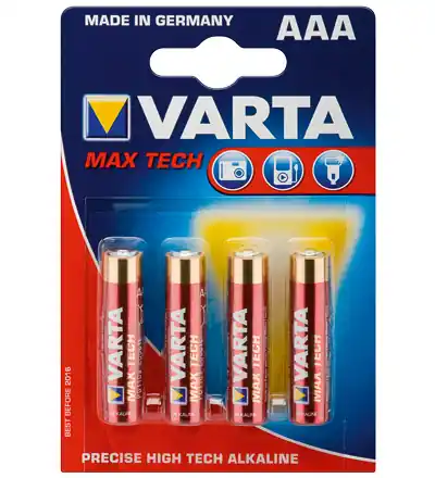 AAA Micro Batterie 1,5V Max-Tech 4-er Pack Ab Werk