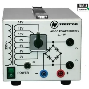 ACACDC Labornetzgerät 2-14V 10A RiSU konform Trenntrafo mit Anzapfungen Handgefertigt