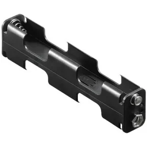 Batteriehalter für 4 Mignon AA Zellen Druckknopfanschluss Expressversand