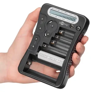 Saisonangebot Batterietester mit LCD-Display für Standard- und Fotobatterien sowie alle gängigen Knopfzellen