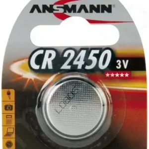 Markenprodukt CR2450 Lithium 3Volt Zelle Ansmann Knopfzelle