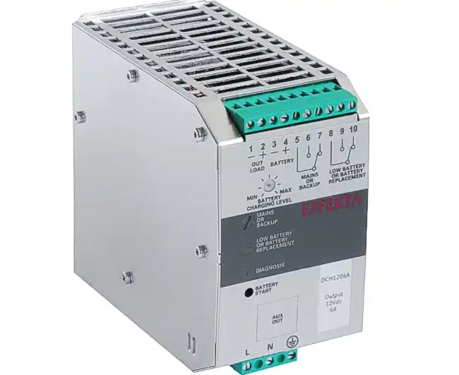 Echt DC USV 12V NT 230V auf 12V DC 6A 12A mit Akkuanschluss