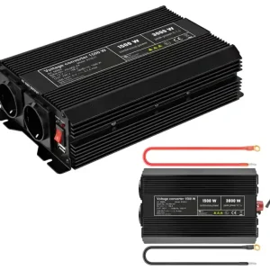 Markenware DCAC Wechselrichter 12V auf 230V 1500W Dauer Peak 3000W mod.Sinus