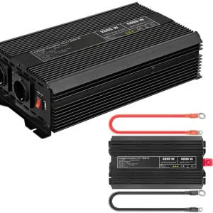Geprüft DCAC Wechselrichter 12V auf 230V 2000W Dauer Peak 4000W mod.Sinus