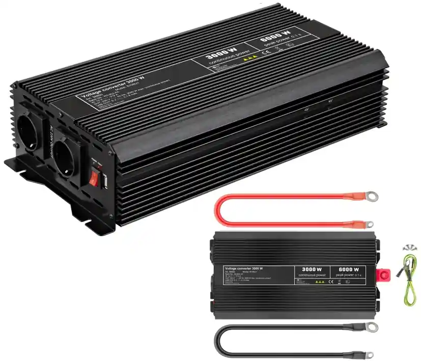 DCAC Wechselrichter 12V auf 230V 3000W Dauer Peak 6000W mod.Sinus Schneller Versand