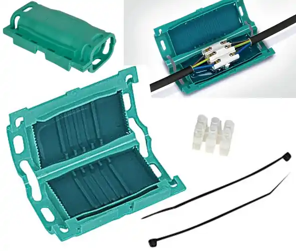 Bestseller Kabelmuffe wasserdichter Kabelverbinder Gel-Kabelgarnitur 86x46x27mm Gelmuffe