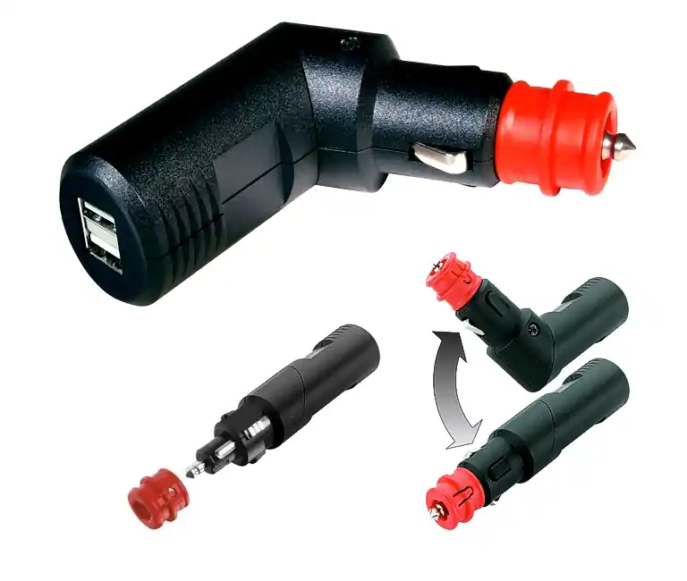 KFZ USB Adapter 12V auf 5V 5A mit 2-fach USB Buchsen Top-Qualität