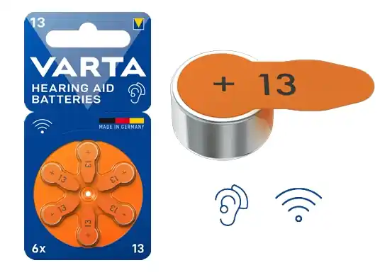 Finale Aktion Knopfzelle ZINK Luft 13 für Hörgeräte 6er-Pack