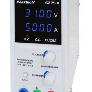 Geld-Zurück-Garantie Labornetzgerät 0-30V 5A Labornetzteil mit 2xLED-Display Blau P6225A