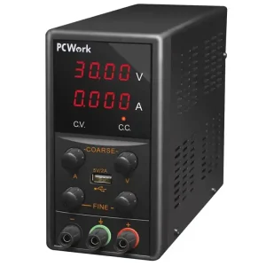 Labornetzgerät 0-30V 5A Labornetzteil mit 2xLED-Display und USB Neu Im Sortiment