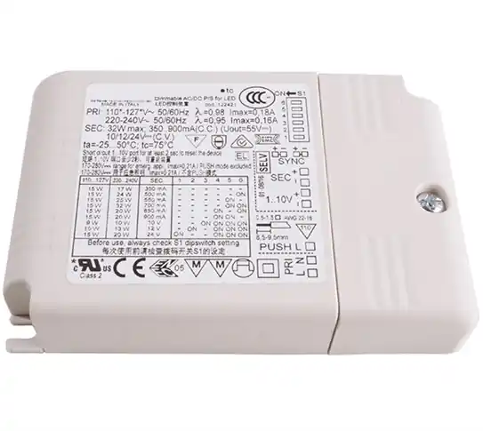 LED Netzteil mit PUSH Dimmer 10V 12V 24V PWM 350mA 500mA 550mA 700mA 850mA 900mA 0-10V max 32W Günstig