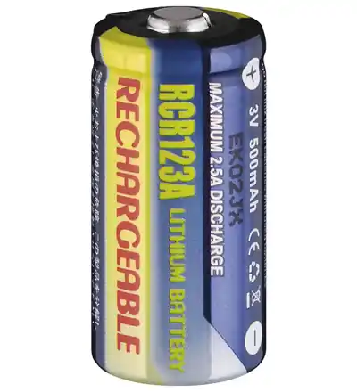 Li-ION Lithium Akku 3V CR123A 500mAh ersetzt CR123R CR17335 CR17345 DL123A EL123AP K123LA L123A Neu Im Sortiment