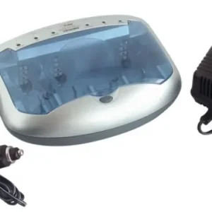 Micro Mignon Baby Mono Ladegerät Platz für 1-4 Akkus versorgbar über KFZ oder Netzteil Top-Preis