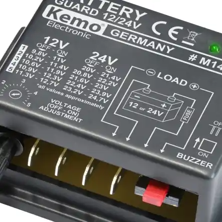 Handgefertigt Modul 12V 24V Tiefentladeschutz bis 20/40A Batteriewächter