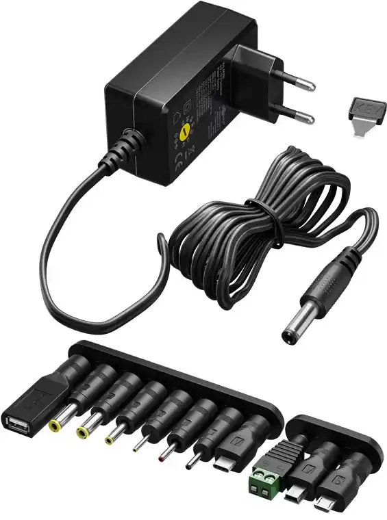 Versand Am Gleichen Tag Netzteil 3V 4,5V 5V 6V 7,5V 9V 12V 18W 1,5A 1500mA 18W mit USB-C mini-USB micro-USB