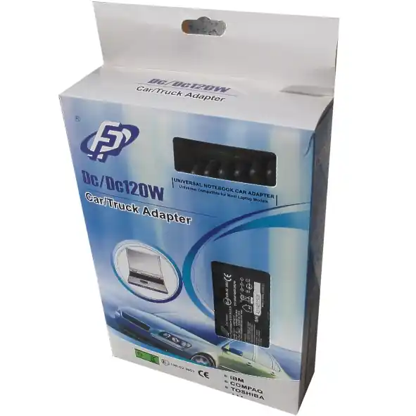 Notebook 120W KFZ Adapter 12V 24V auf 19V 6xStecker Angebot