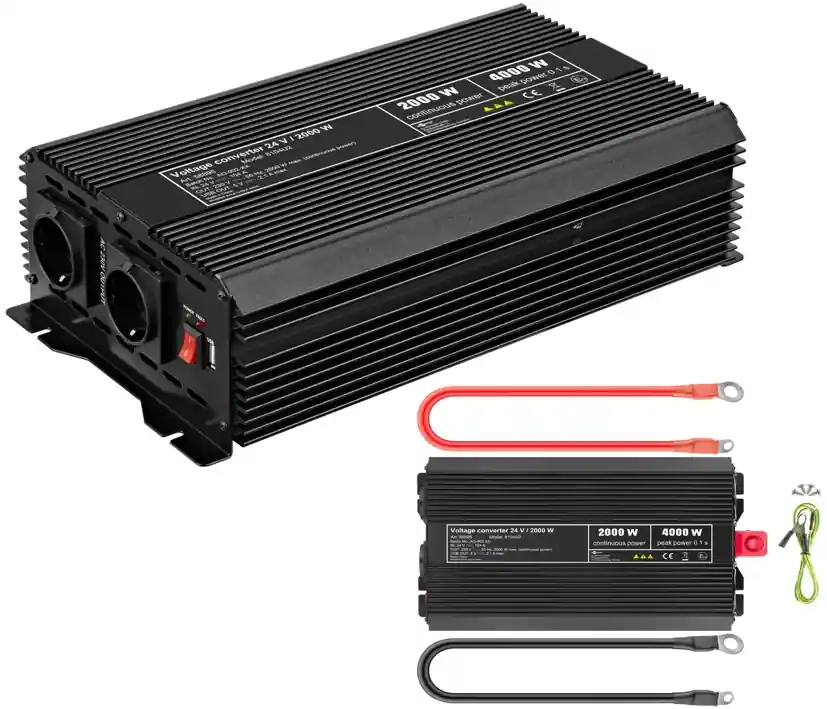 Spannungswandler 24V auf 230V 2000W 4000W DCAC Konverter Wechselrichter Solange Der Vorrat Reicht
