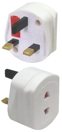 Reiseadapter England British UK GB Stecker auf Euro USA Kupplung Markenware