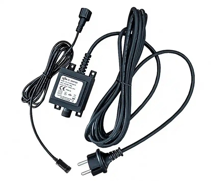 Echt Trafo 24VAC 35VA 1,5A mit 2pol Runstecker IP67 Outdoor Indoor tauglich