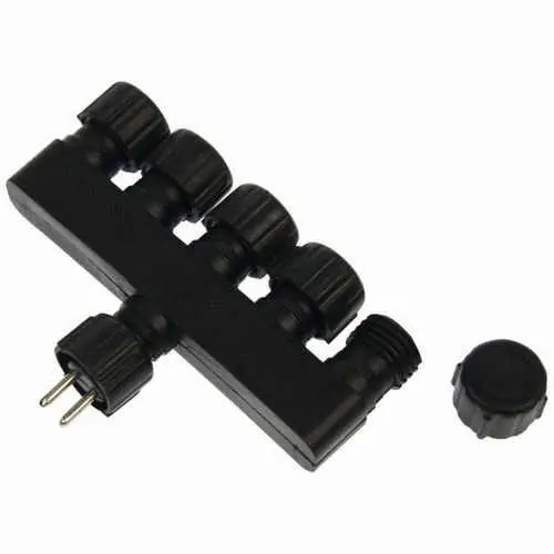 Neu Im Sortiment Trafo 5-fach Verteiler kurze Ausführung 15mm-Serie Trafoadapter