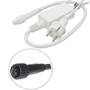 Letzte Chance Trafo LED Ersatztrafo 220-240VDC bis 400W IP44 für Hochvolt LED Lichterketten Weiss