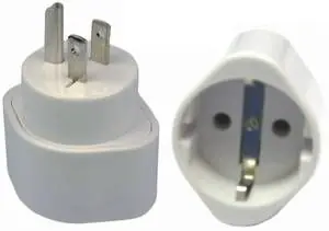 Must-Have USA Adapter Reiseadapter USA Karibik Singapur Bankok Japan NEMA 5-15 3pol Stecker auf Schutz