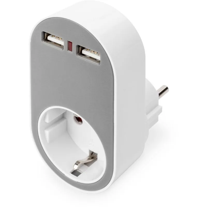 Bestseller USB Netzteil USB Ladegerät 5V 2,4A Weiss 2xUSB mit Steckdose
