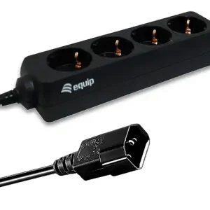 USV 4-fach Steckdosenleiste mit C14 Stecker Kaltgeräte Handgefertigt