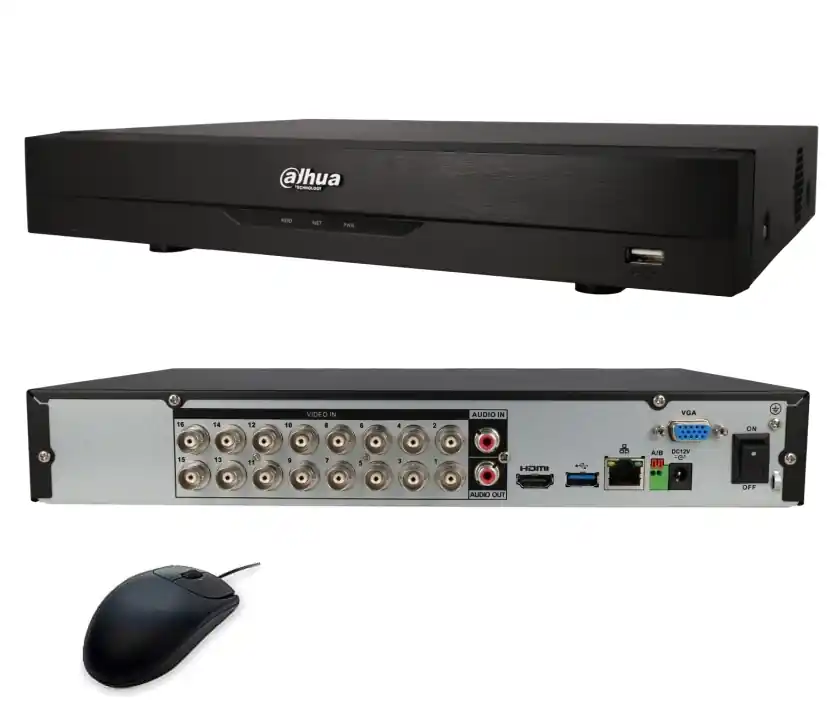 Sale 16Kanal DVR Rekorder 5in1 Analog AHD TVI CVI und IP-Kanal mit 4K HDMI ohne HDD