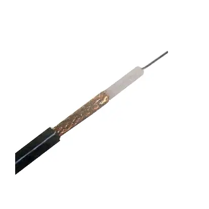 1m Koaxkabel RG59 75-ohm 6,2mm Schwarz -- Meterware -- Im Trend