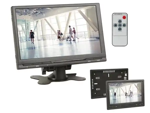 223mm 9zoll Monitor 2xVideoeingang + Audioeingang für 12V mit Standfuß & Fernbedienung Letzte Chance