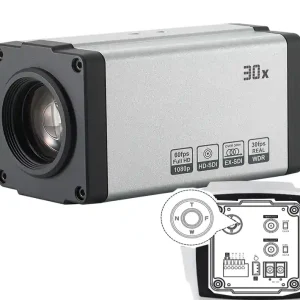 Ab Werk 2MP Boxkamera 4in1 SDI TVI CVBS mit 4-136mm Vario Motorzoom Objektiv Maschinenkamera MPC52Axx 30-fach Zoom